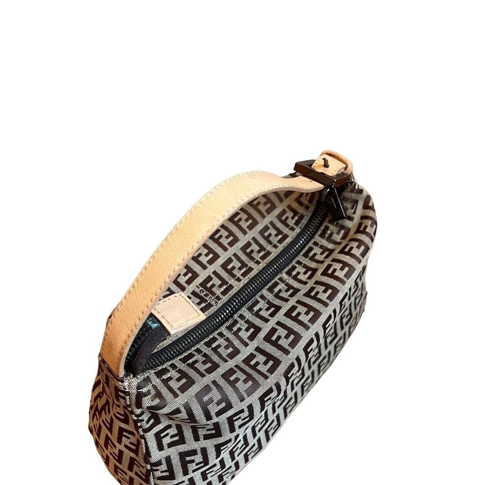 1990s Vintage FENDI  Zucchino Jacquard Mini Pouch Bag - Picture 3 of 13